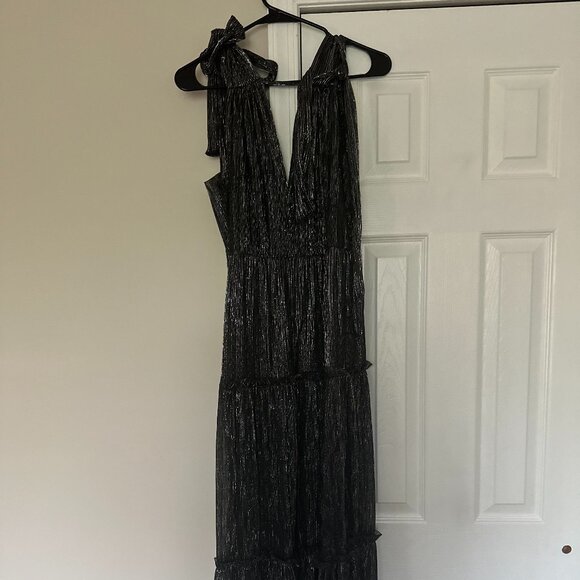 Sabina Musáyev Helena Metallic Tiered Maxi Dress - Picture 4 of 4
